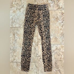 J. Crew Leopard Print Leggings in Tan and Black NWOT